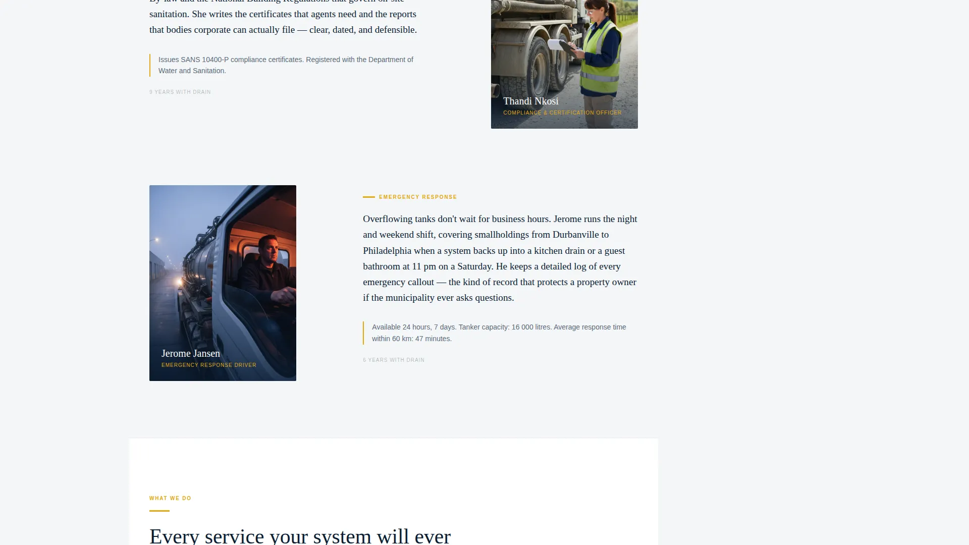 Authoritative Septic | Free Website Template | Rocket
