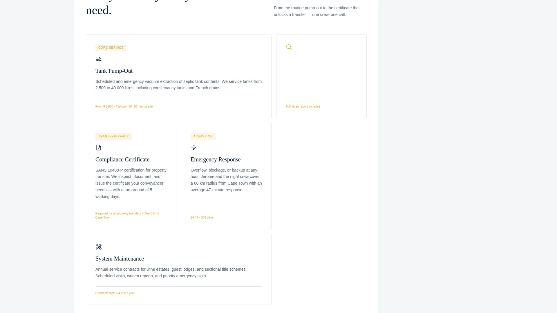 Authoritative Septic | Free Website Template | Rocket