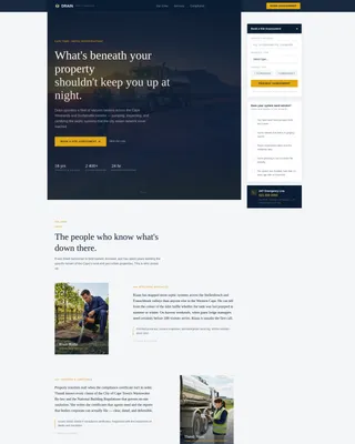 Authoritative Septic | Free Website Template | Rocket