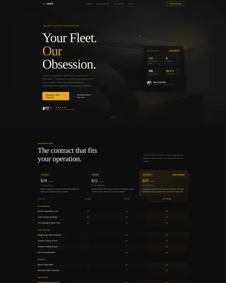 Car Detailing Marketing Pricing Website Template