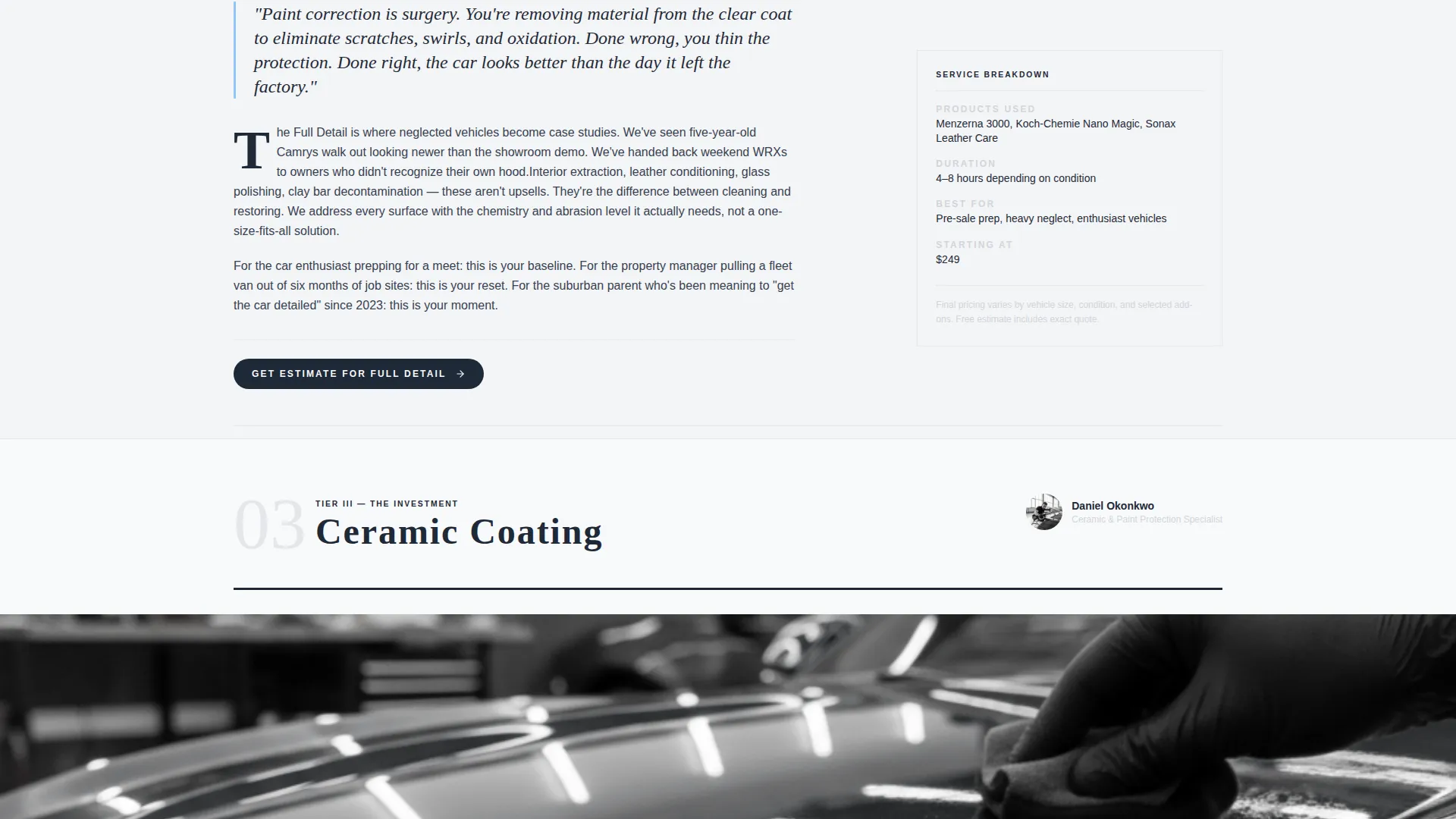 Car Wash Marketing Blog Website Template