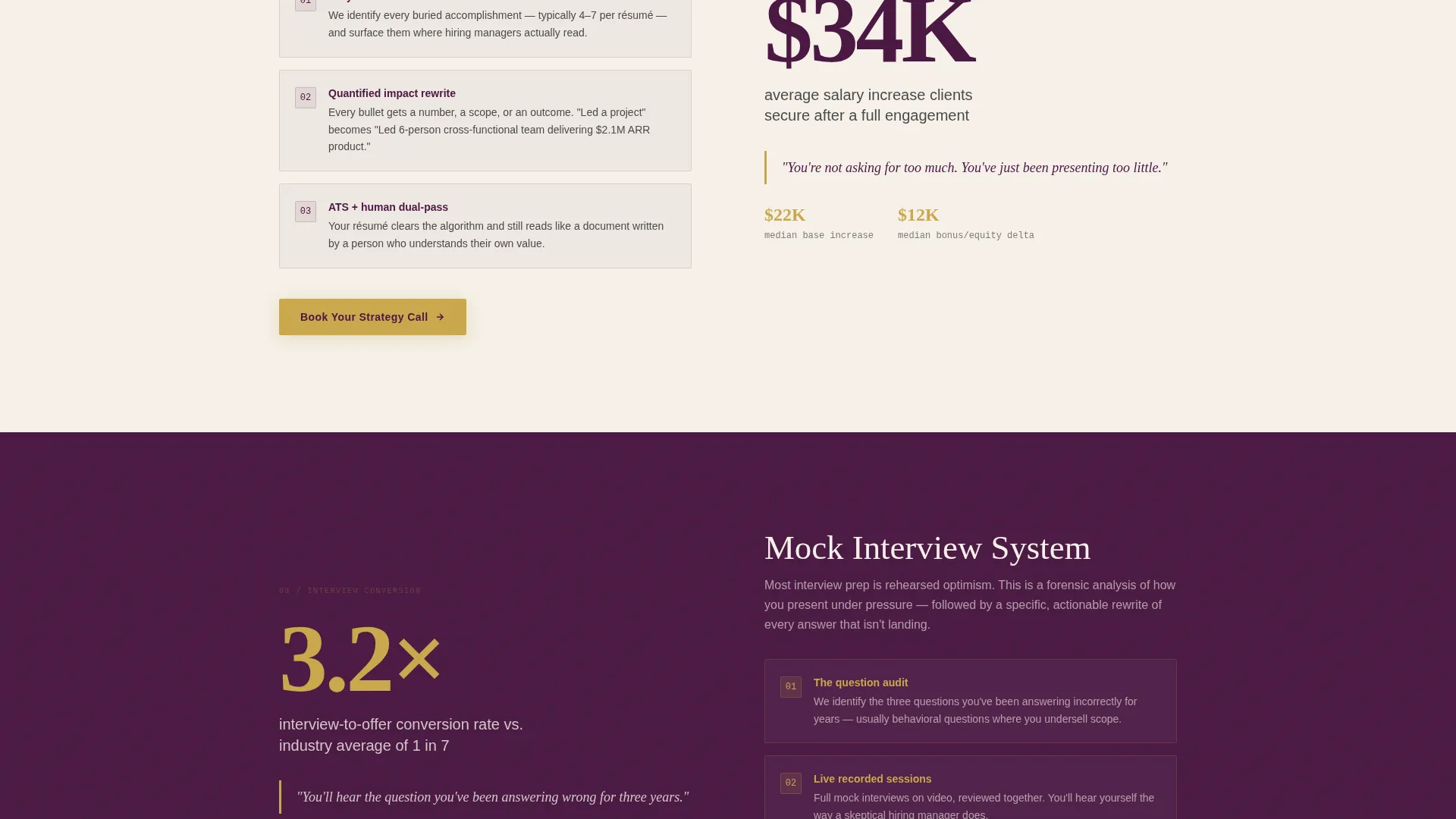 Career Coach Specialist Careers Website Template