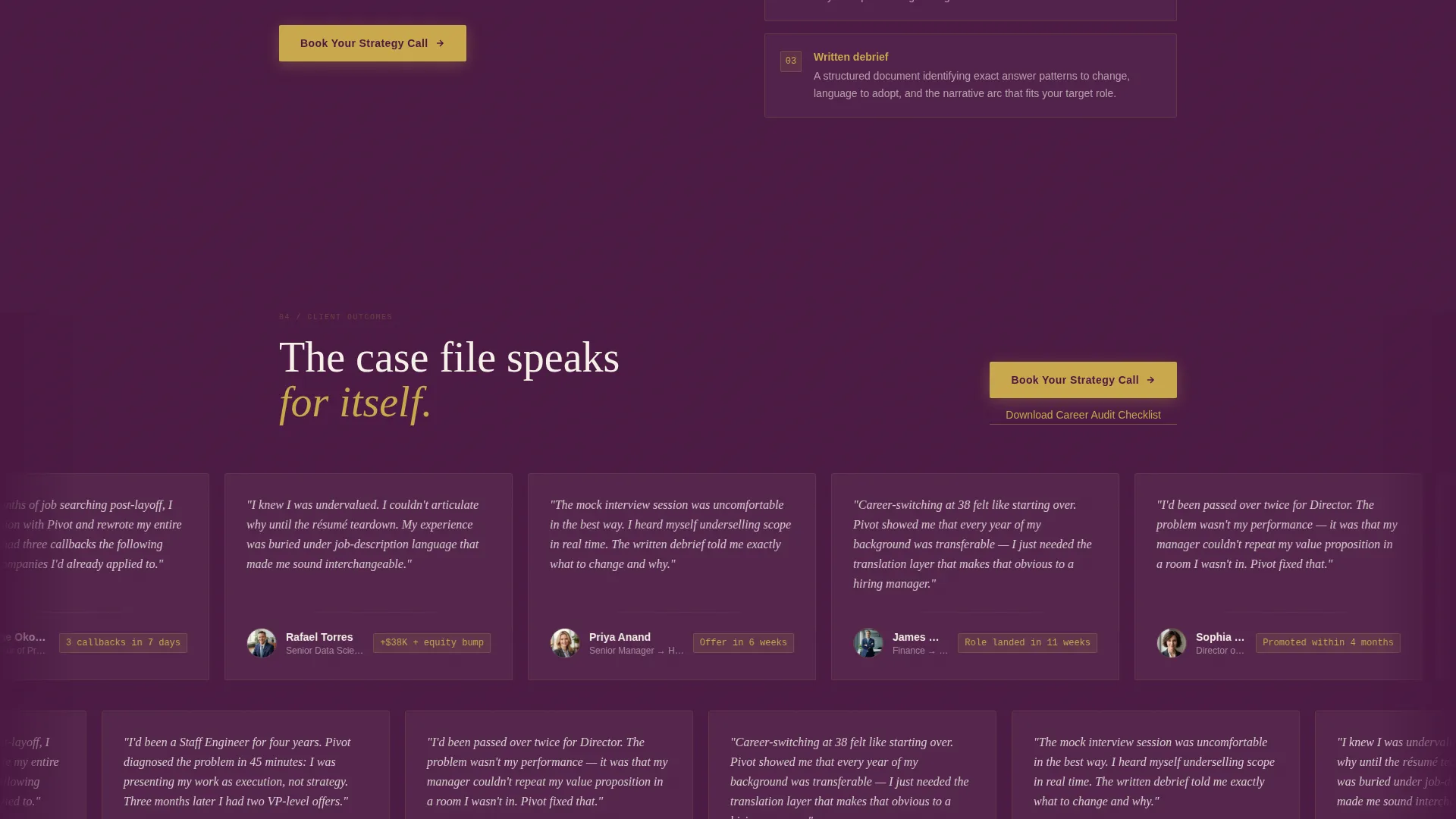 Career Coach Specialist Careers Website Template