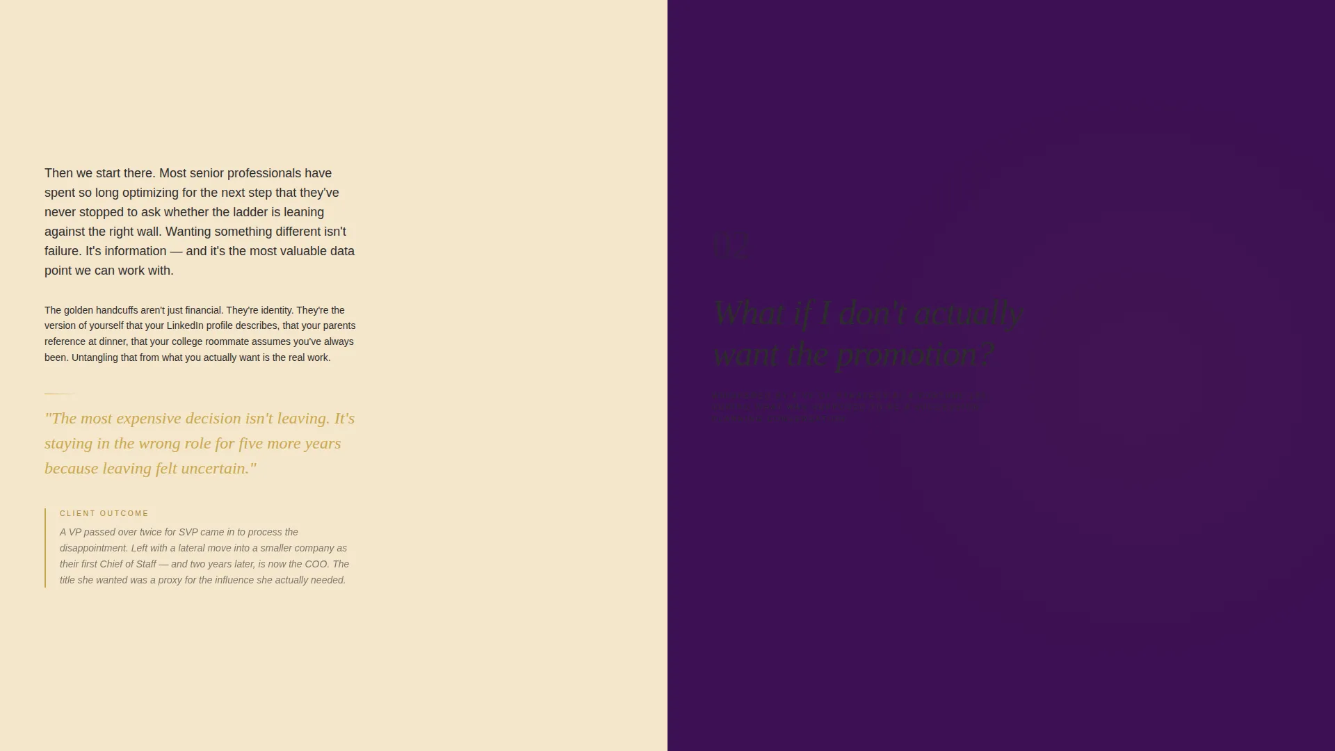 Career Coach Booking Website Template