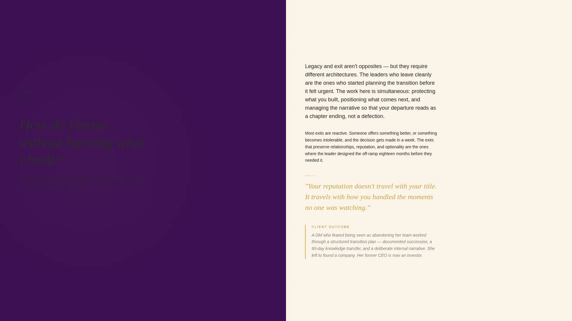 Career Coach Booking Website Template