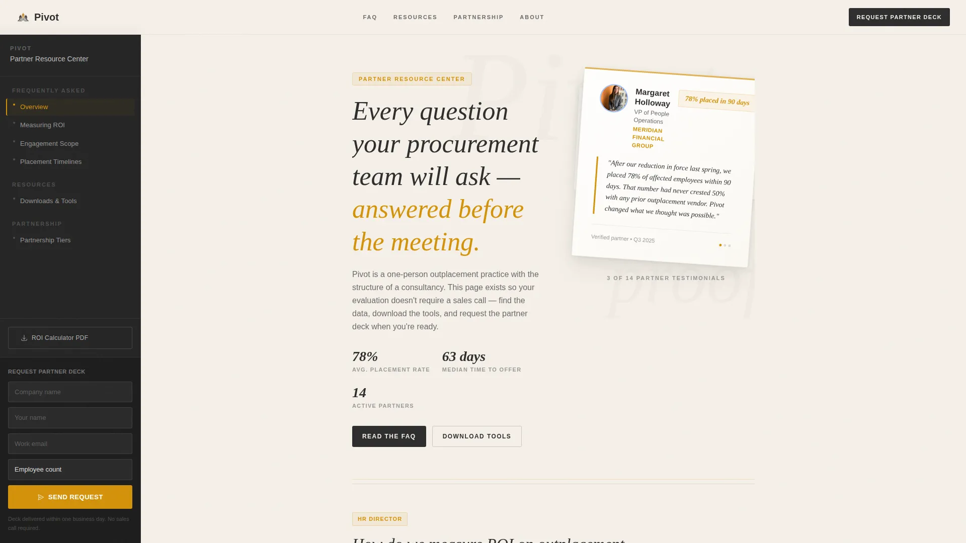 Career Coach Careers Website Template
