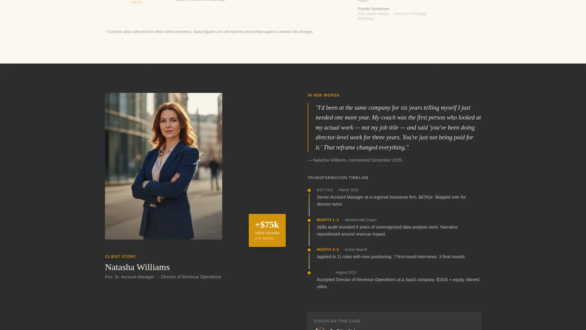 Career Coach Advanced Careers Website Template