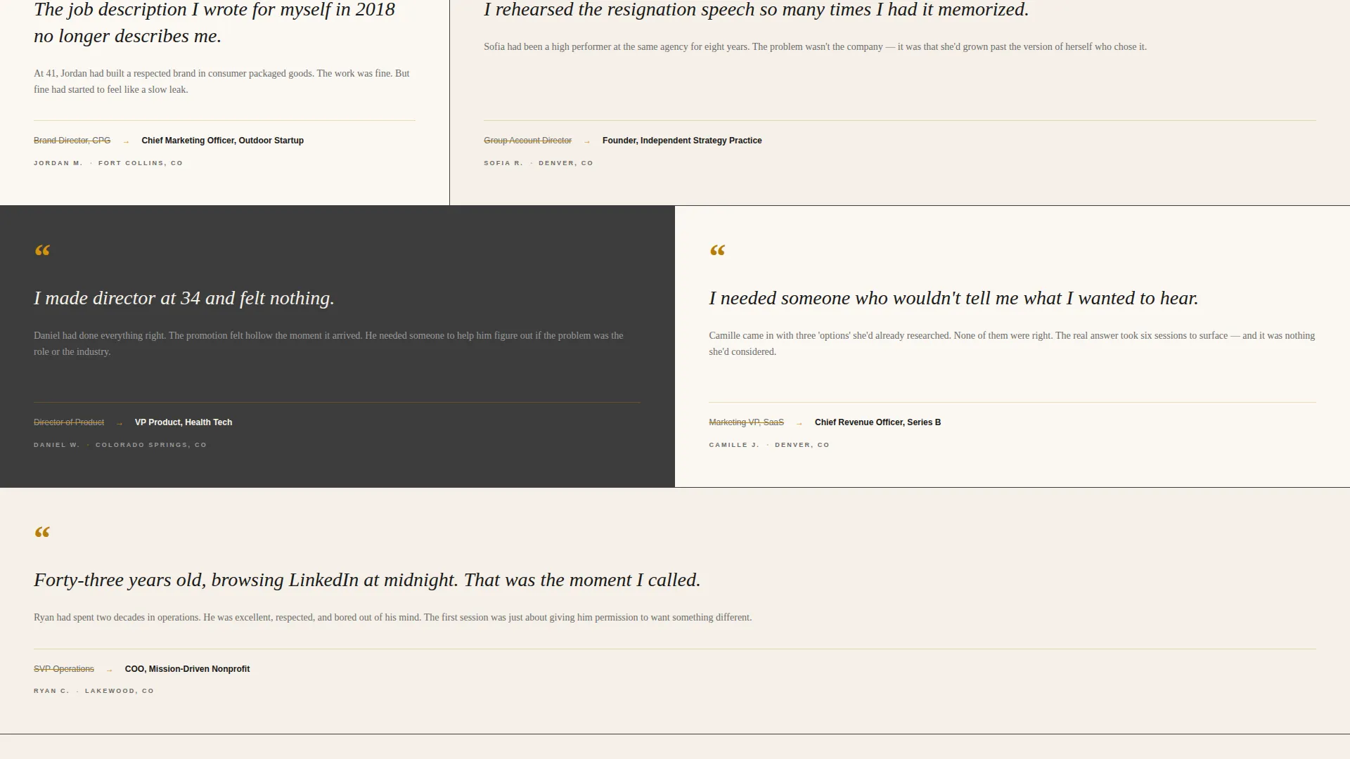 Career Coach Specialist Booking Website Template