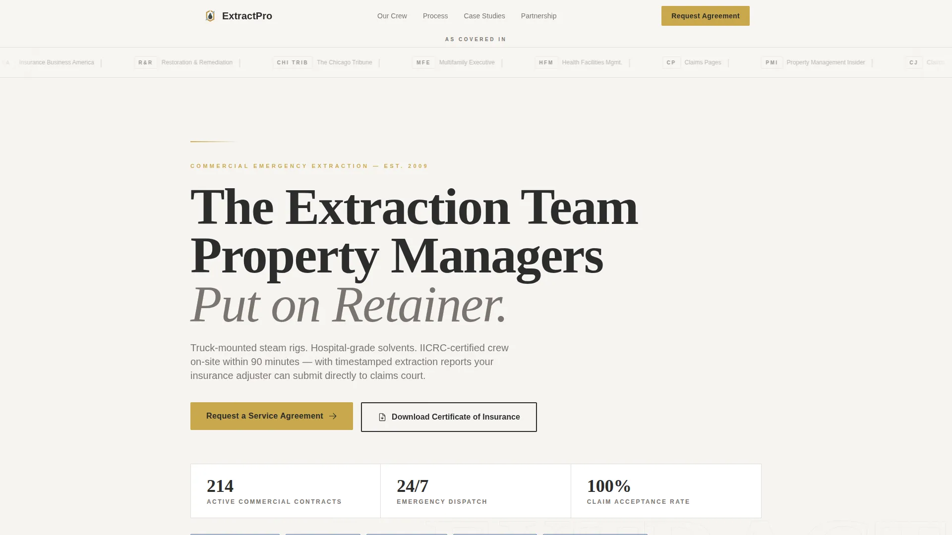 Carpet Cleaner Marketing Professional Website Template