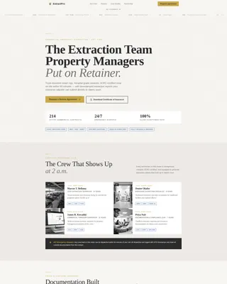 Carpet Cleaner Marketing Professional Website Template