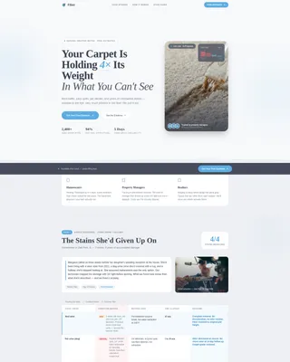 Carpet Cleaner Marketing Specialist Booking Website Template