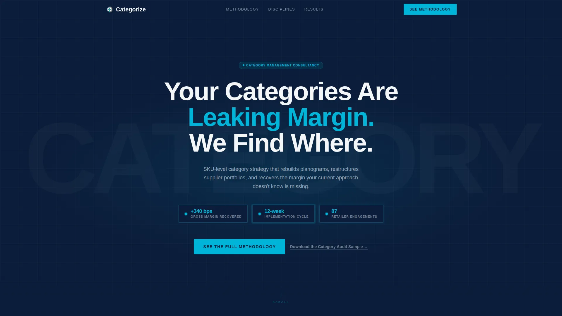 Supply Chain & Procurement Professional Website Template