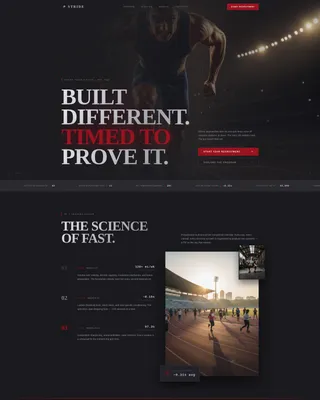 Track & Field College Program Landing Page Template