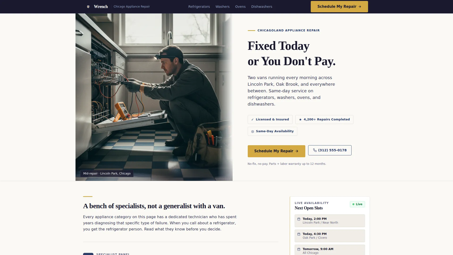 Trusted Appliance | Free Website Template | Rocket