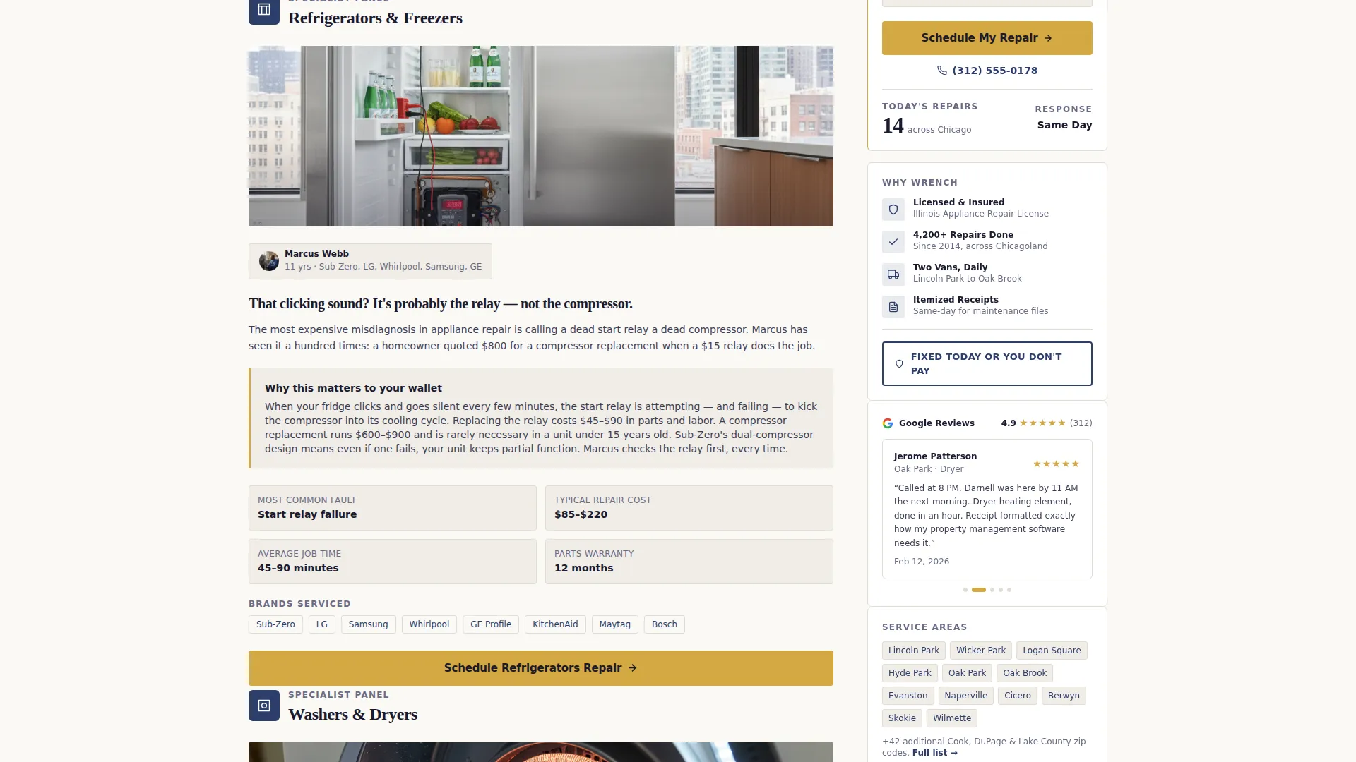 Trusted Appliance | Free Website Template | Rocket