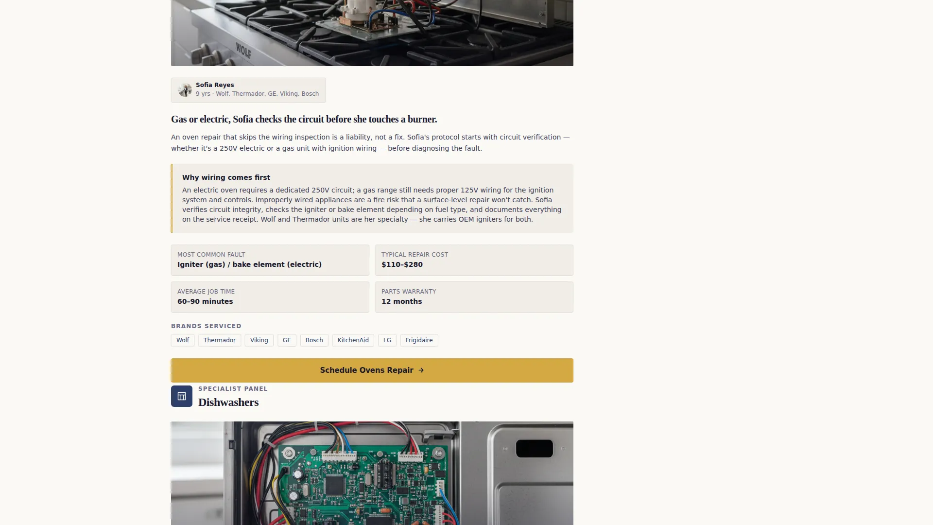 Trusted Appliance | Free Website Template | Rocket