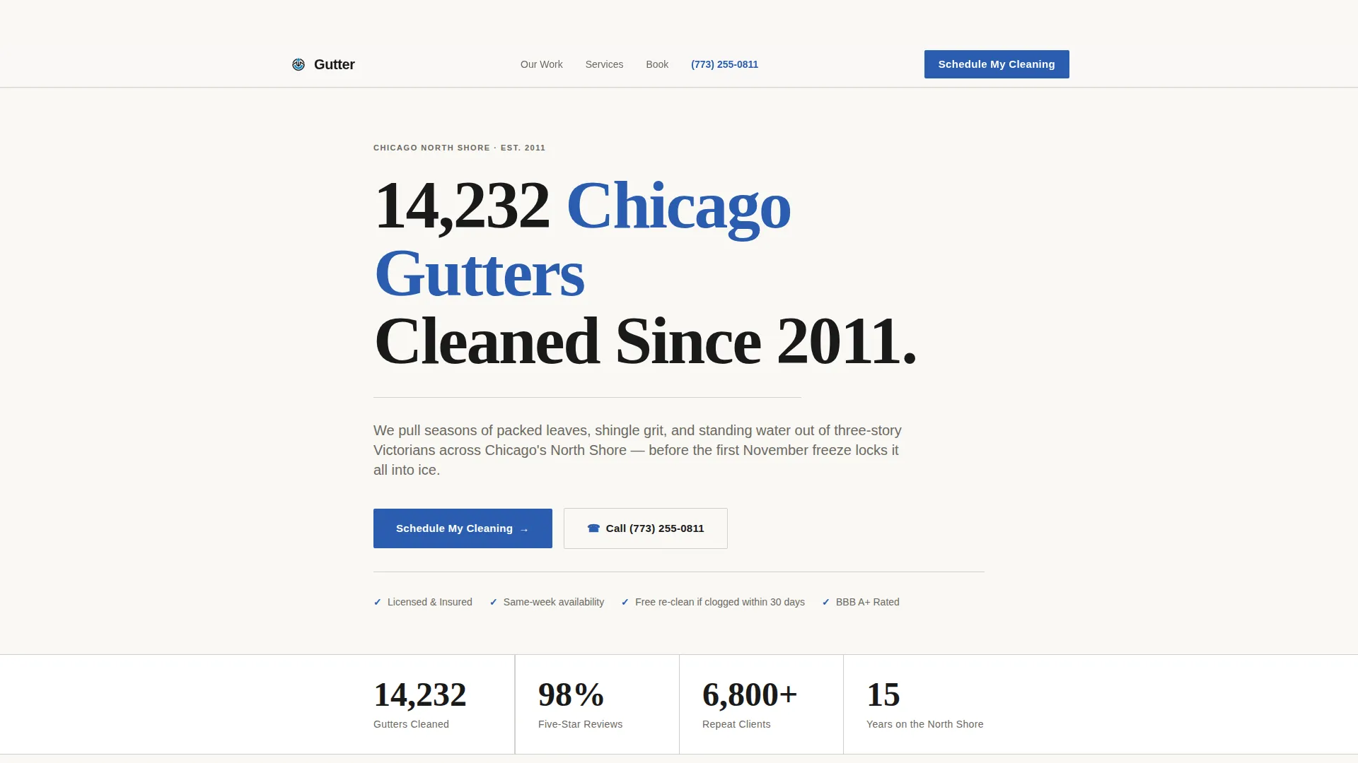 Authoritative Chicago | Free Website Template | Rocket