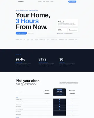 Premium Cleaning | Free Website Template | Rocket