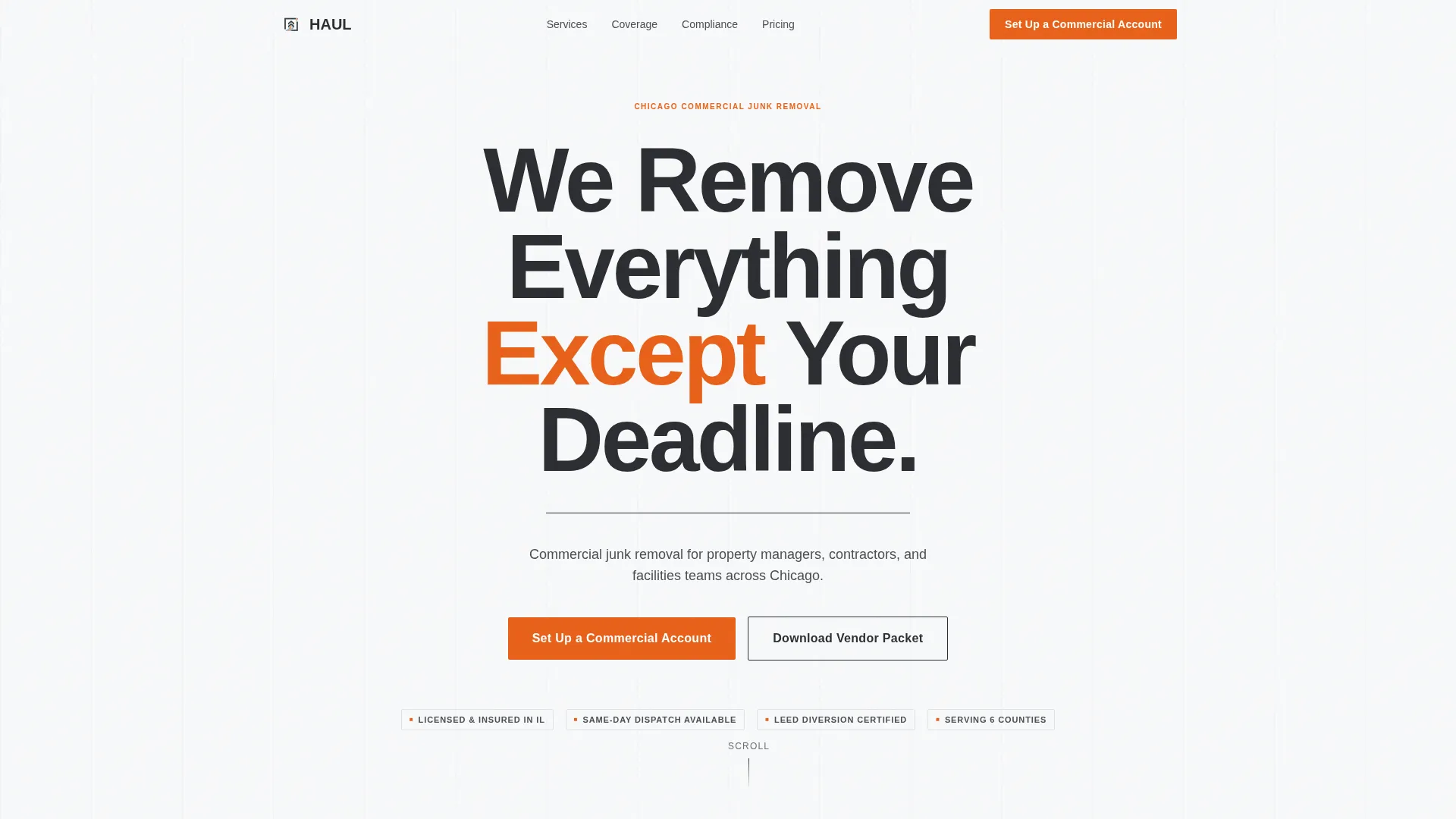 Efficient Junk Removal | Free Website Template | Rocket