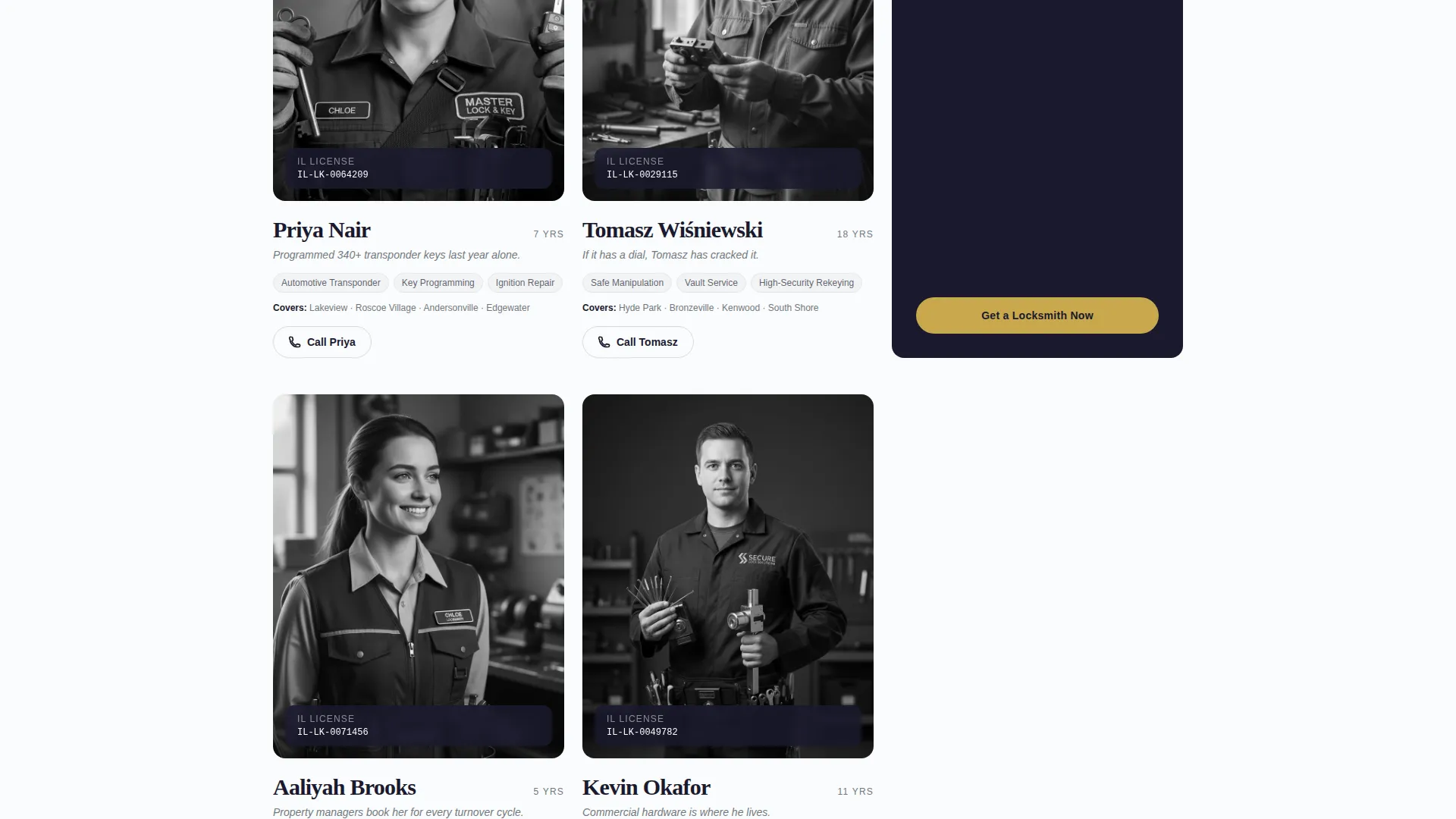Rapid Locksmith | Free Website Template | Rocket