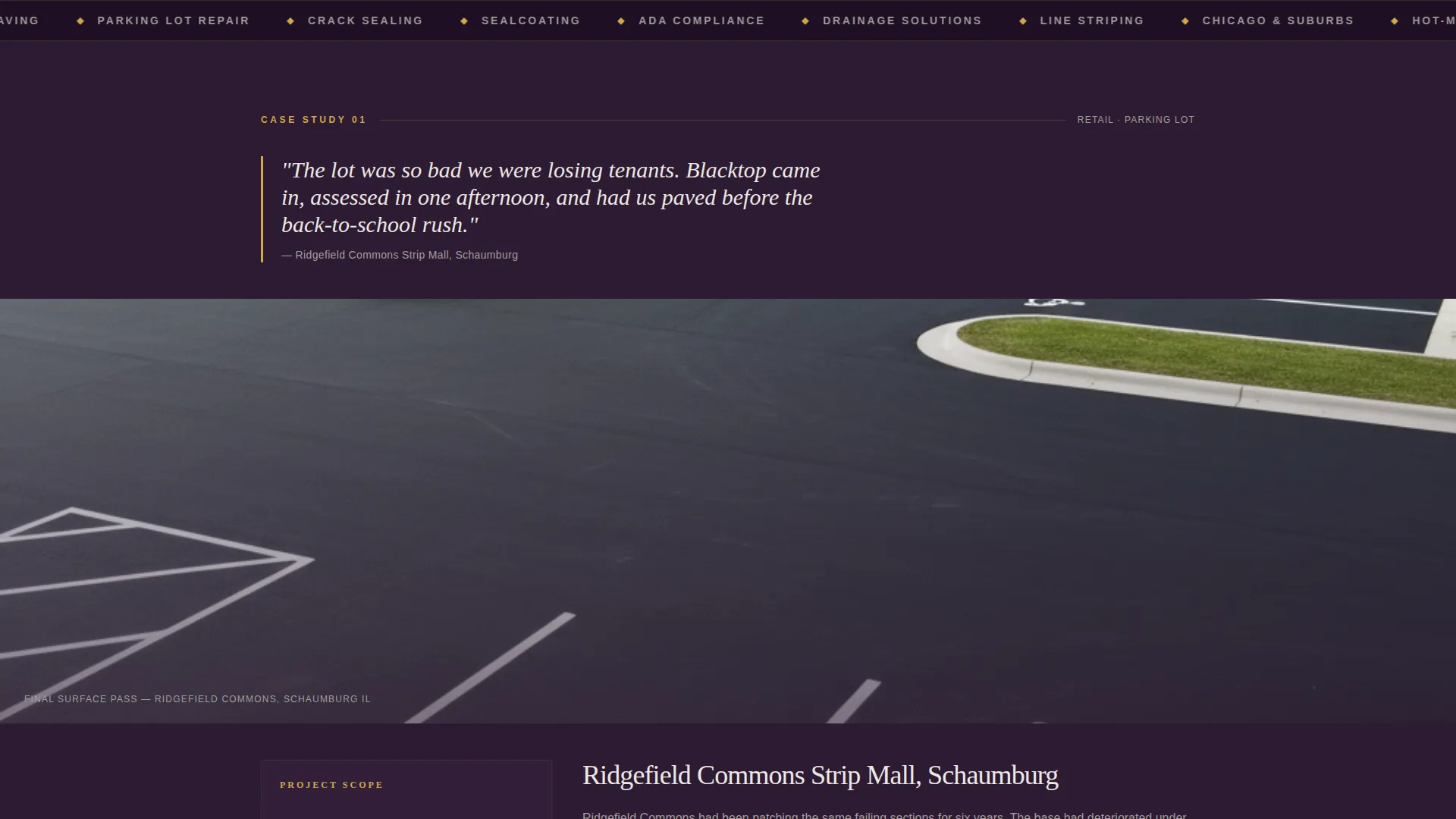 Premium Asphalt | Free Website Template | Rocket