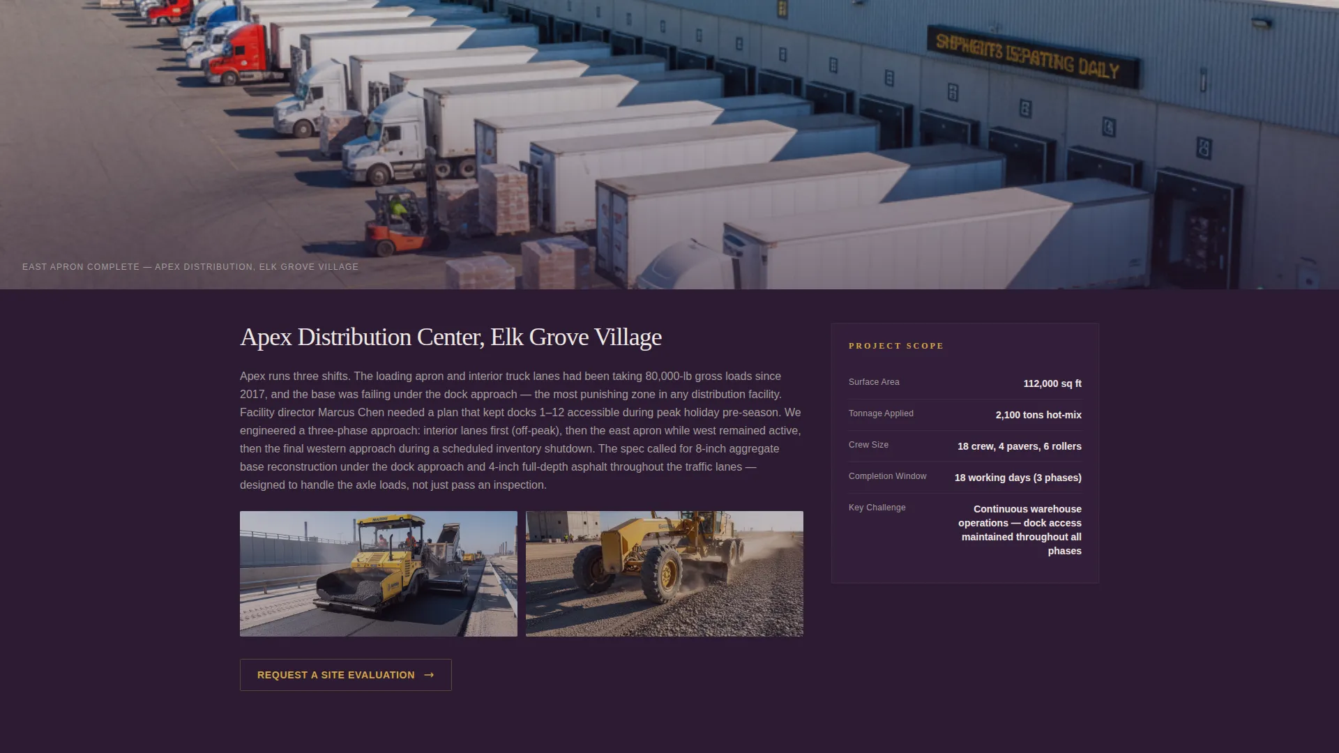 Premium Asphalt | Free Website Template | Rocket