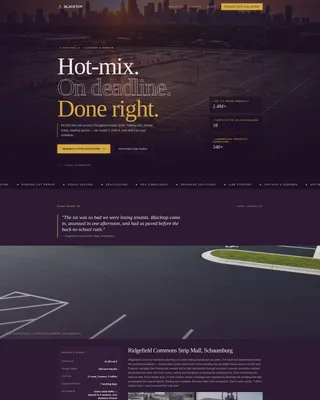 Premium Asphalt | Free Website Template | Rocket
