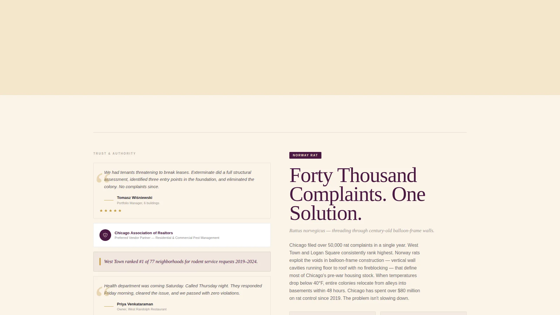 Authoritative Pestcontrol | Free Website Template | Rocket