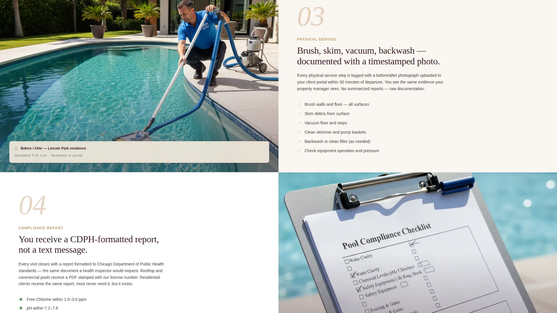 Trusted Poolcleaning | Free Website Template | Rocket
