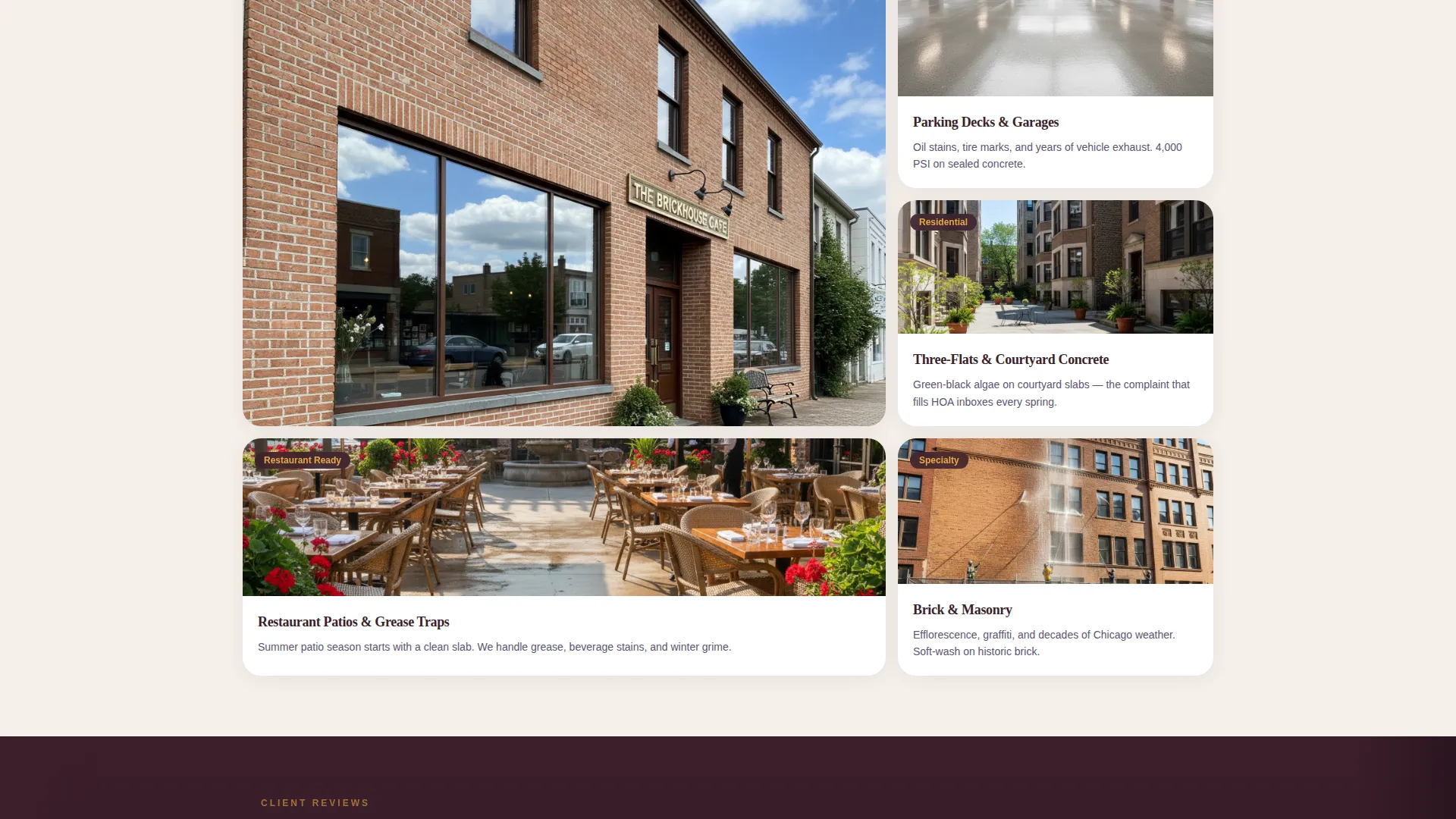 Commercial Surface Restoration | Free Website Template | Rocket