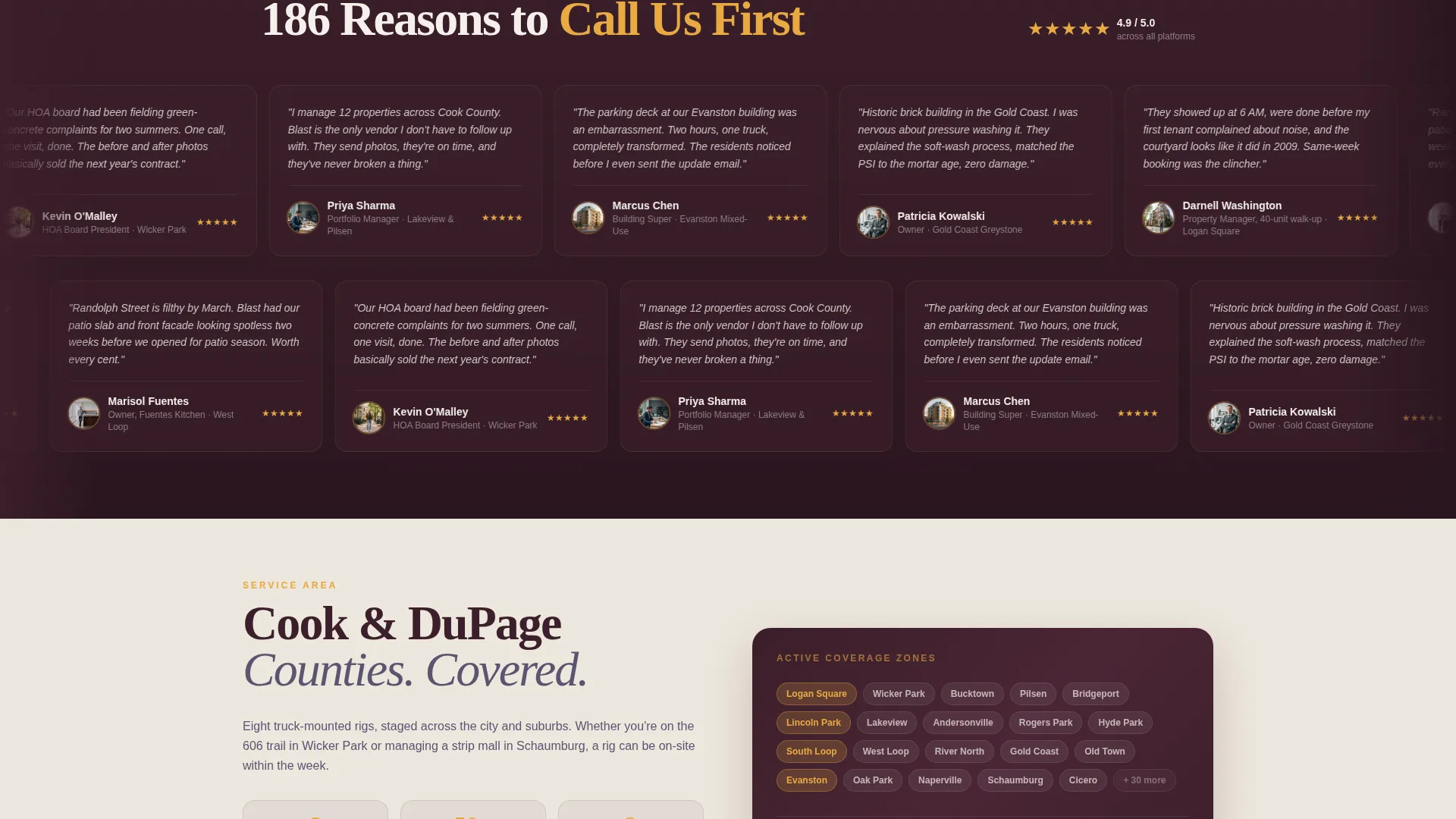 Commercial Surface Restoration | Free Website Template | Rocket