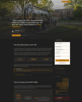 Authoritative Septic | Free Website Template | Rocket