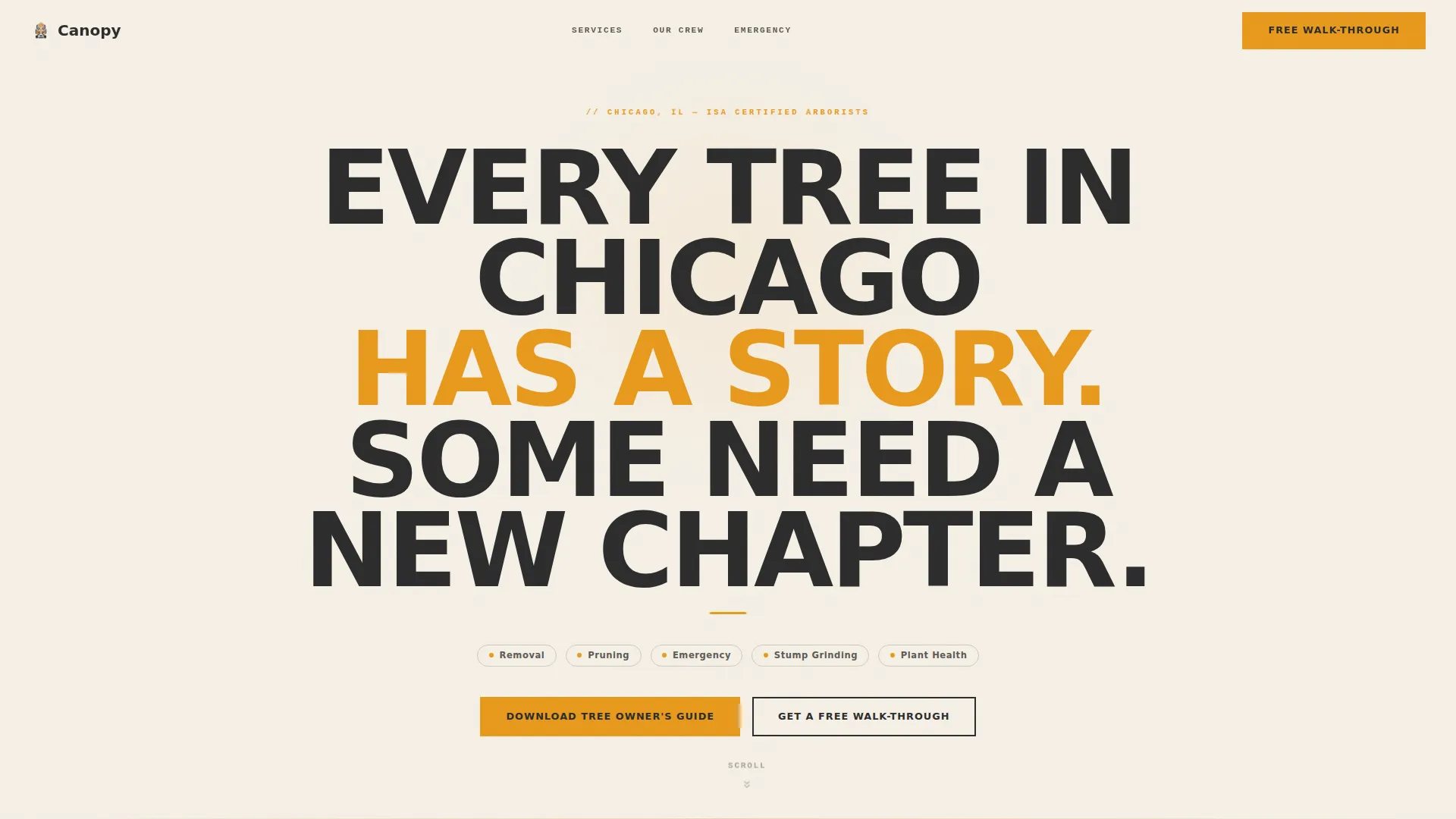Certified Tree Service | Free Website Template | Rocket