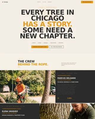 Certified Tree Service | Free Website Template | Rocket