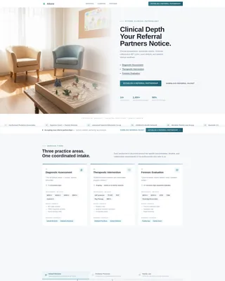 Child Psychologist Referral Partnership Landing Page