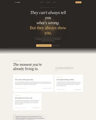 Child Psychologist Landing Page Template
