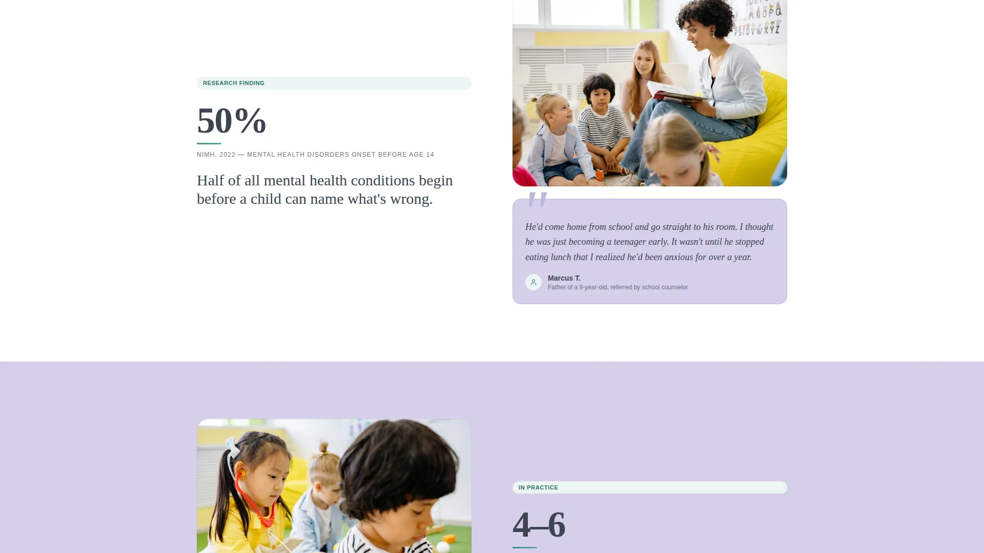 Child Psychologist Booking Website Template