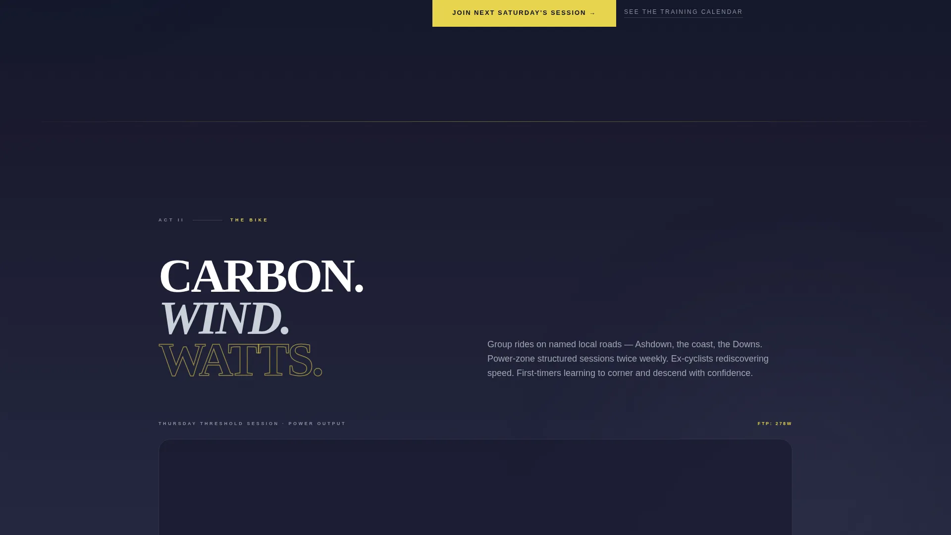 Triathlon Club Landing Page Template