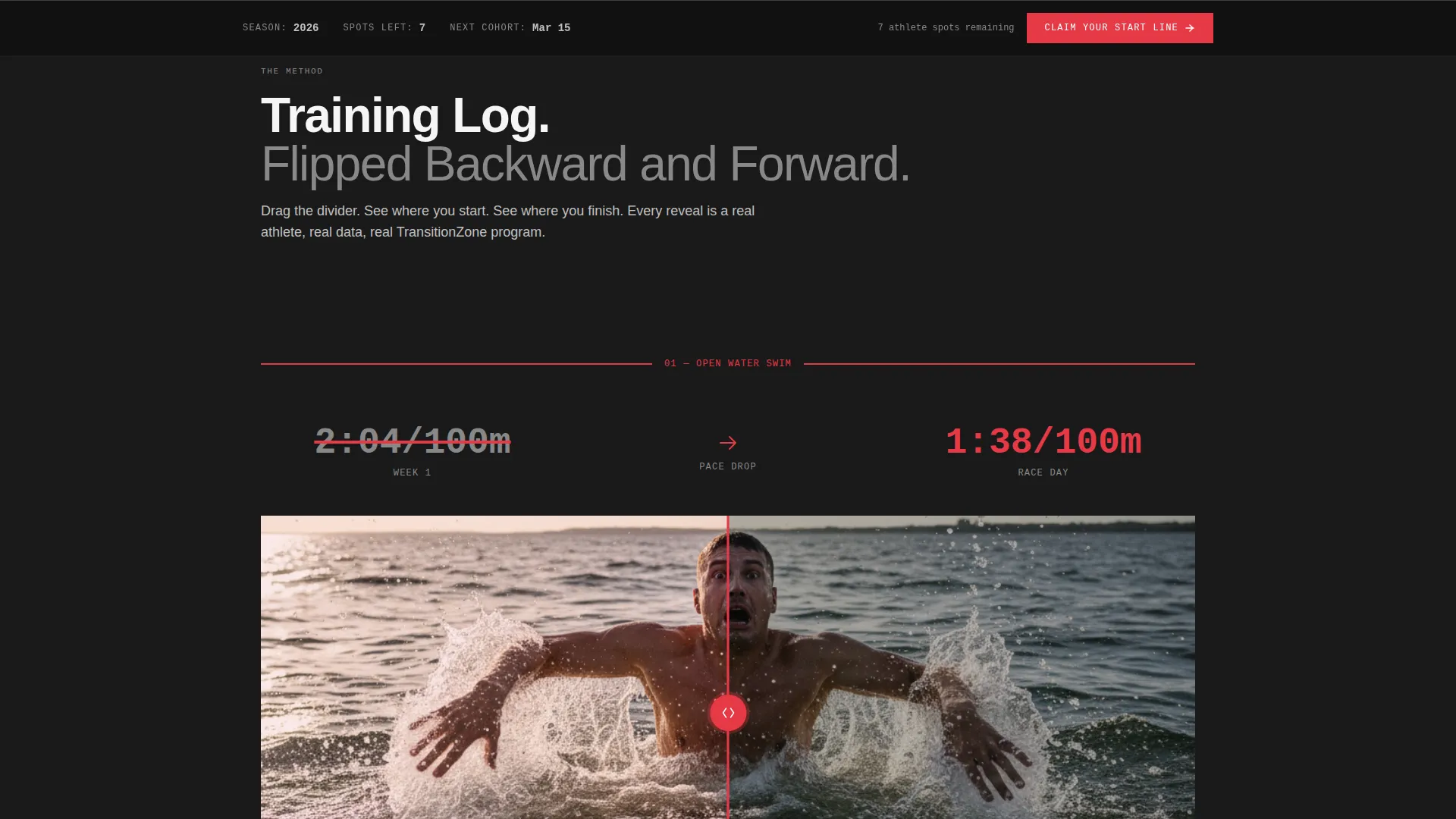 Triathlon Coaching Landing Page Template
