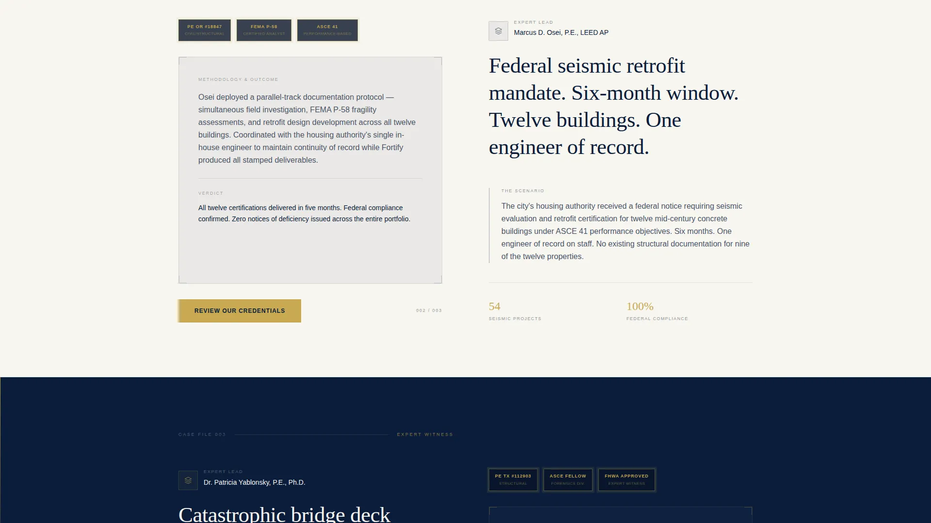 Civil Engineering Firm Landing Page Template