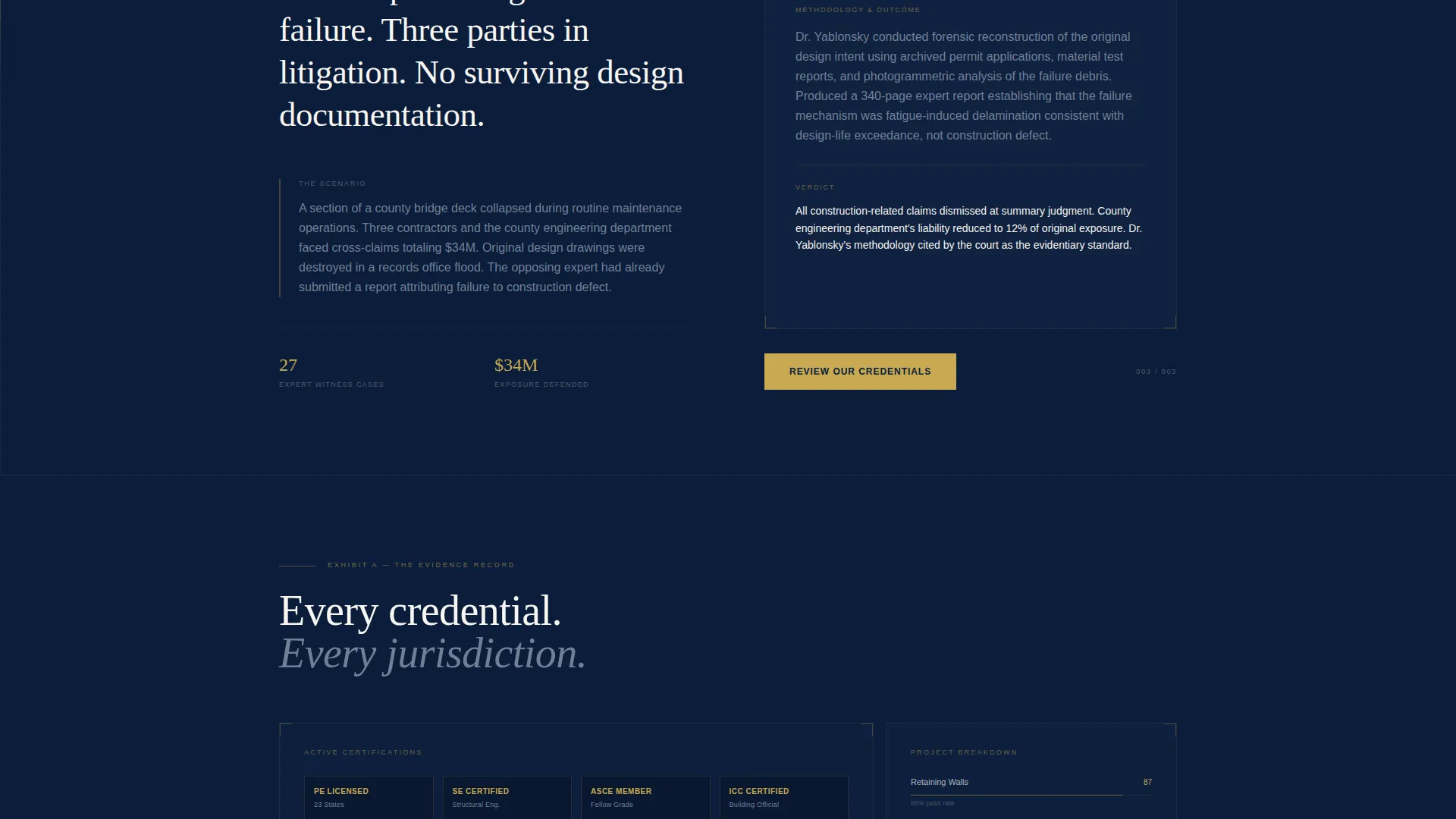 Civil Engineering Firm Landing Page Template