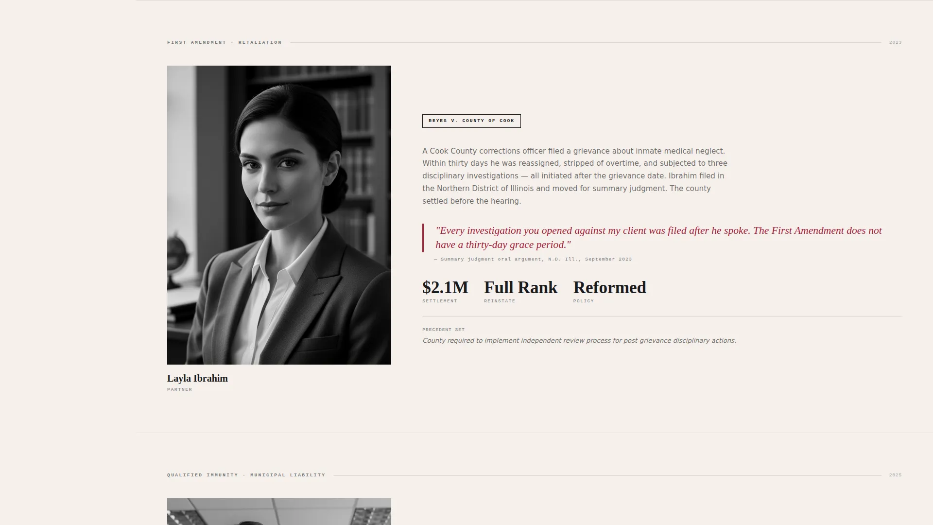 Specialist Law Firm & Attorney Professional Website Template