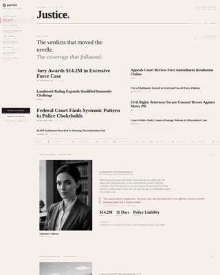 Specialist Law Firm & Attorney Professional Website Template