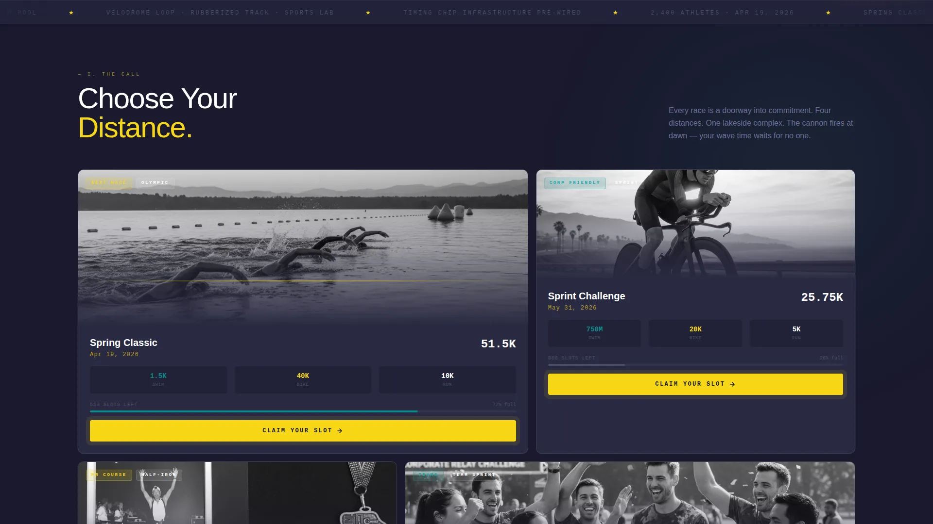 Elite Venue Landing Page Template