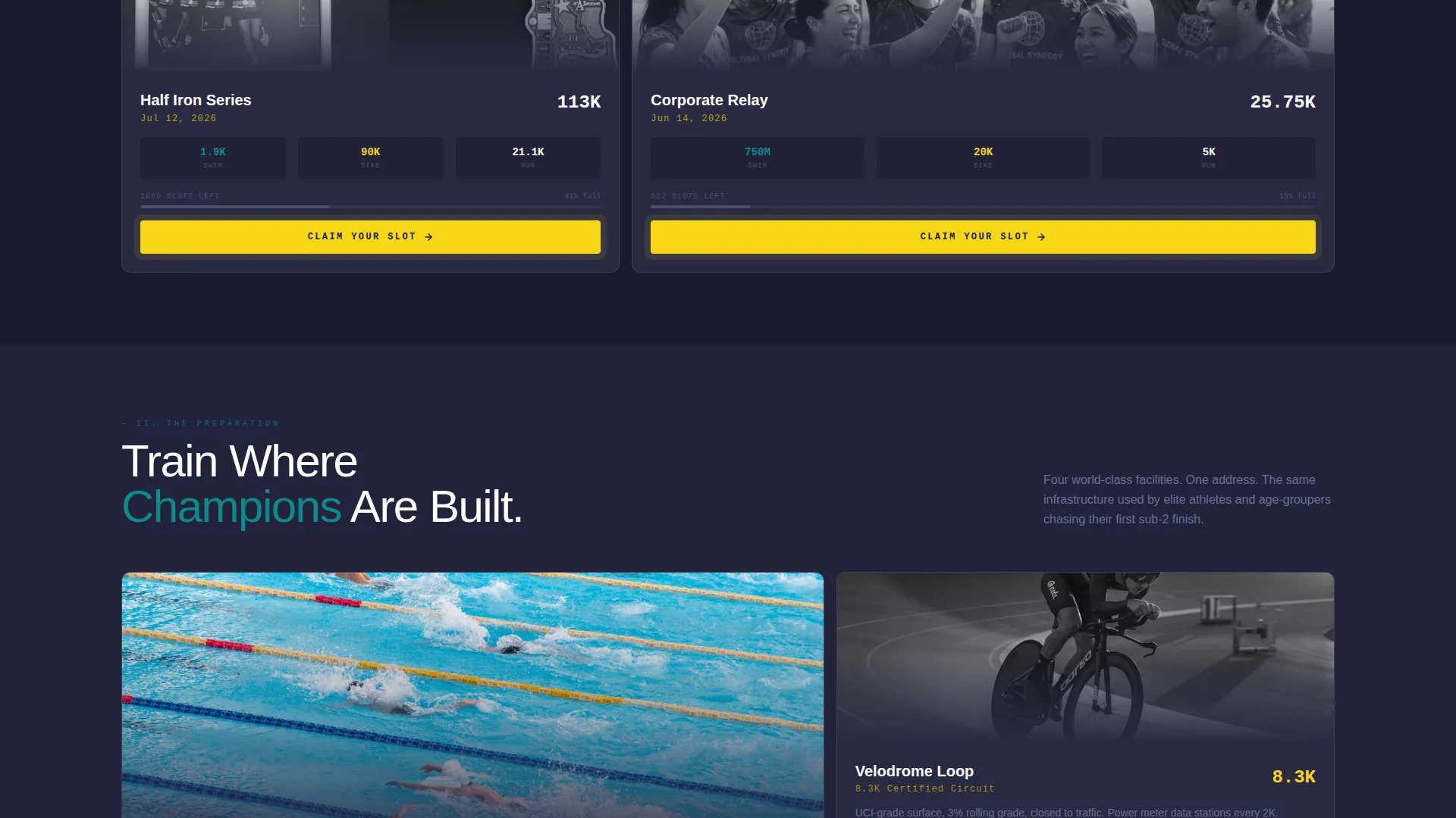 Elite Venue Landing Page Template