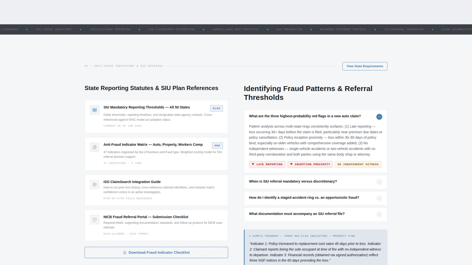 Authoritative Claimsinvestigator Landing Page Template