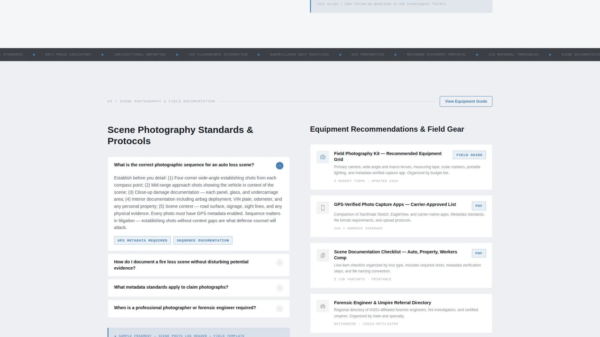 Authoritative Claimsinvestigator Landing Page Template