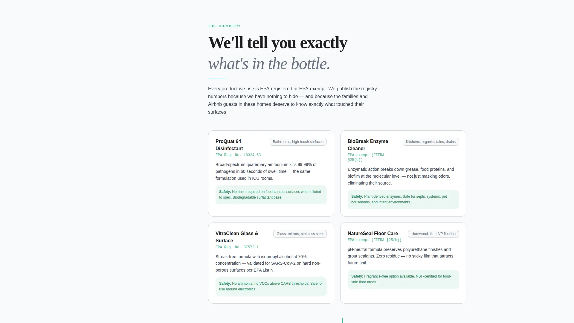 Editorial Cleaning Service Landing Page Template