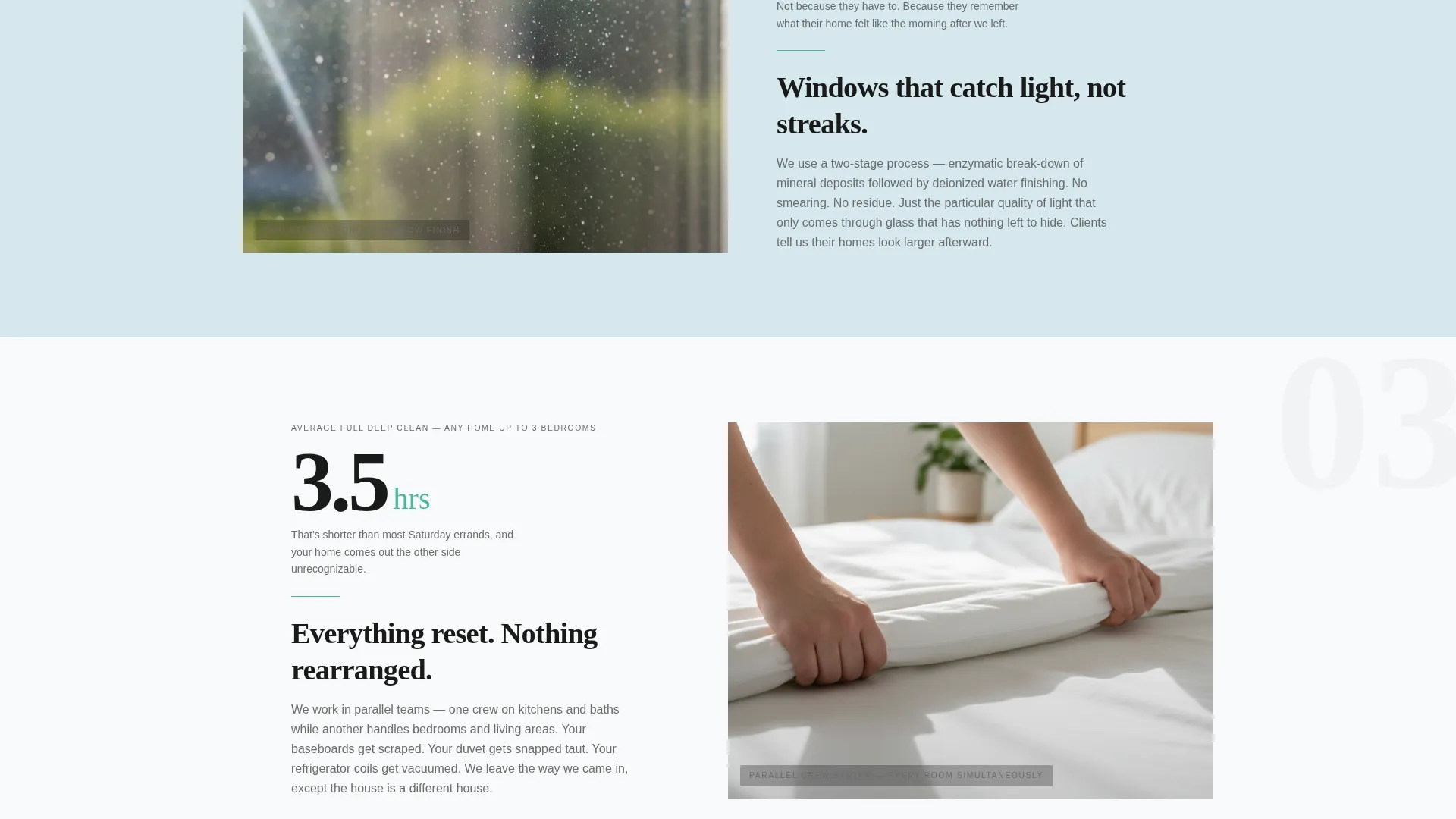 Seasonal Cleaning Service Landing Page Template