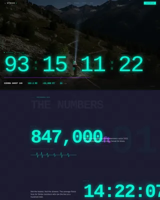 Ultra Running Club Landing Page Template